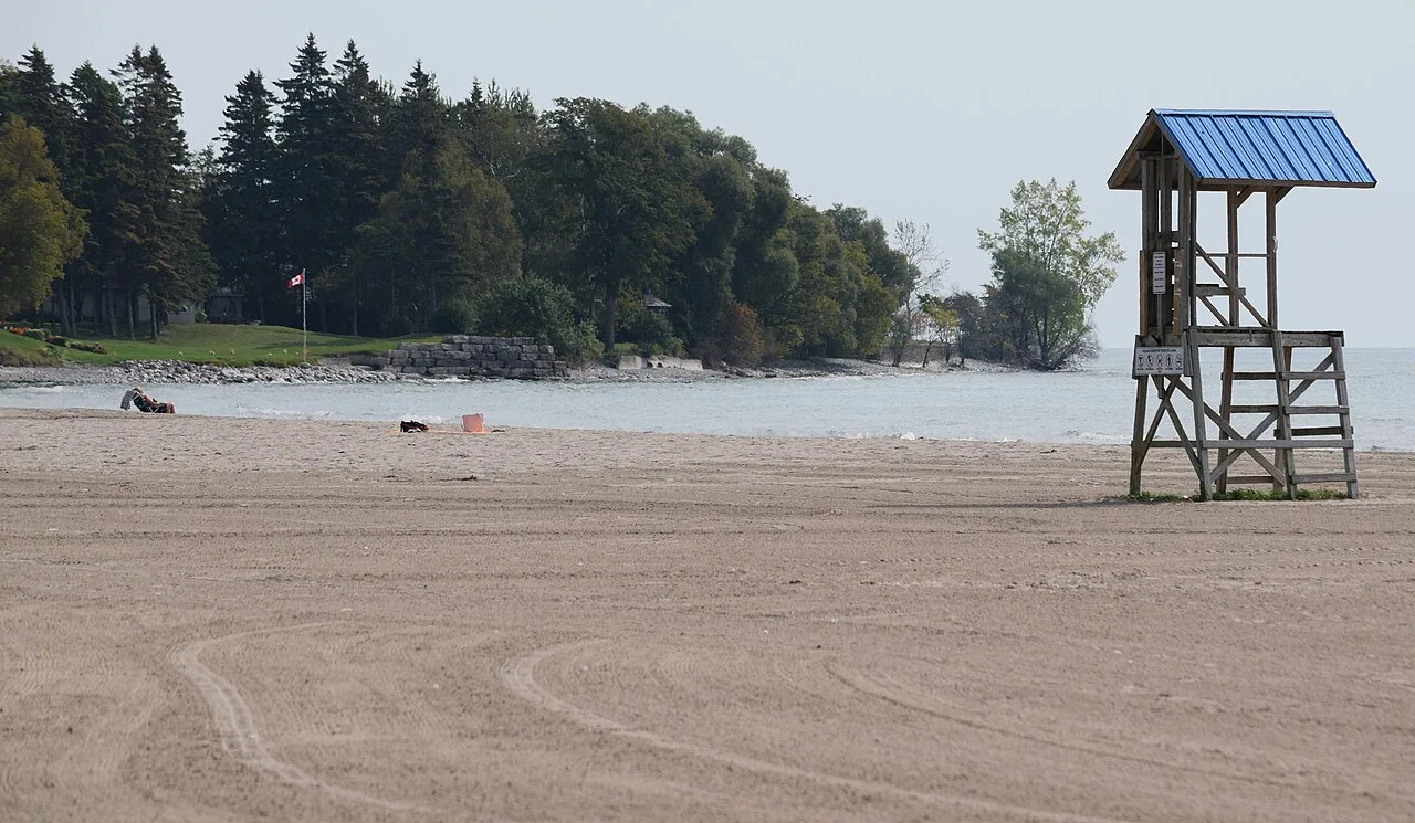 Cobourg Beach Volleyball in Cobourg, Ontario, Canada - sand court and facility view